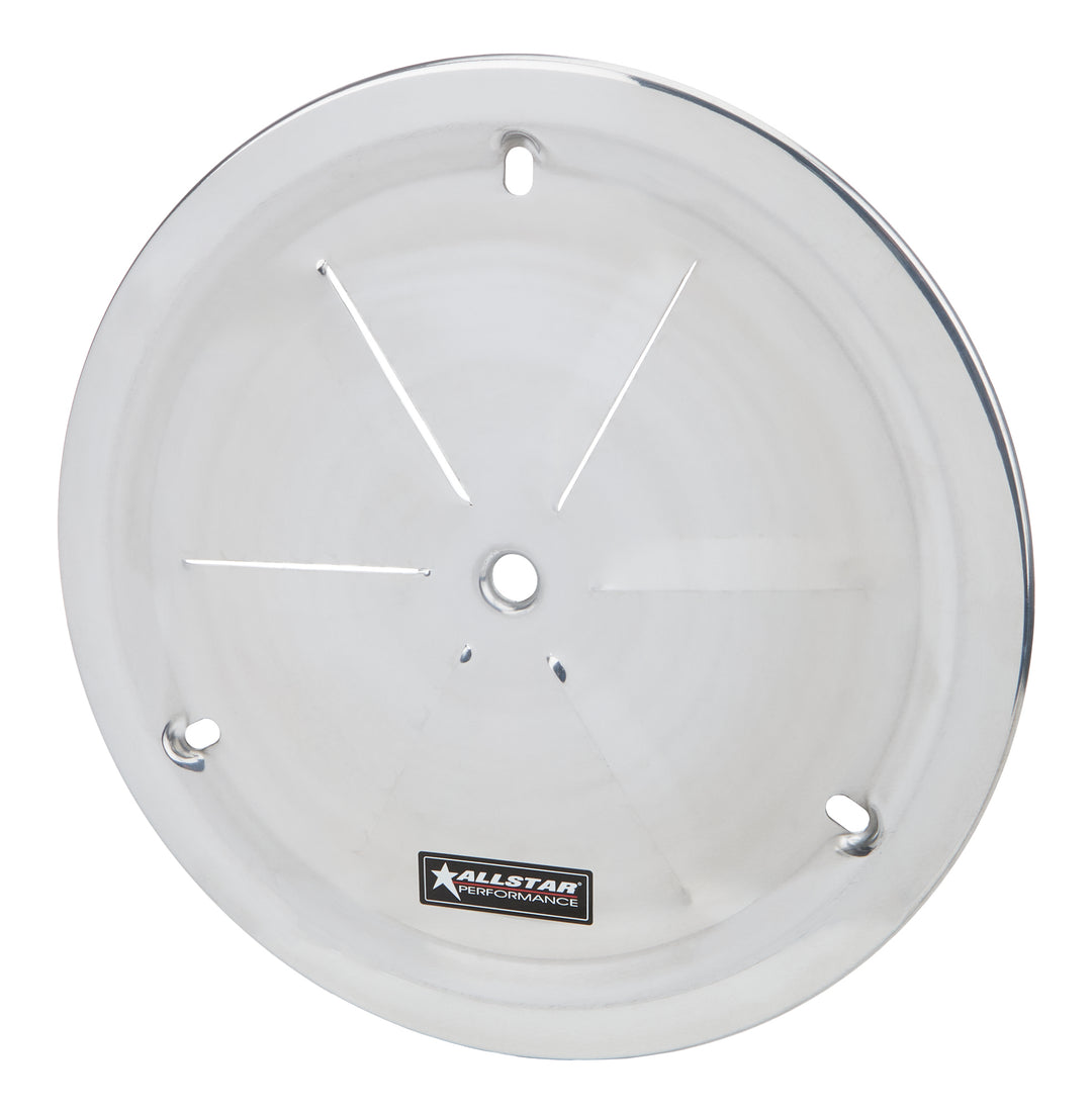 ALLSTAR PERFORMANCE Aluminum Wheel Cover Weld Louvered Polished (ALL44140)