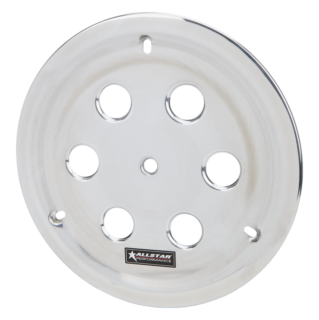 ALLSTAR PERFORMANCE Aluminum Wheel Cover Weld Multi Hole Polished (ALL44142)