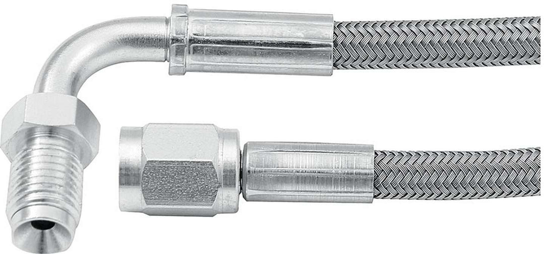 ALLSTAR PERFORMANCE 36in #3 Line -3 Str/90 Deg 3/8-24 Inv Flr (ALL46332-36)