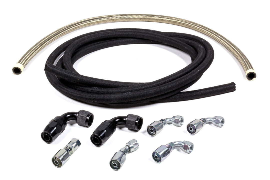 ALLSTAR PERFORMANCE Power Steering Hose Kit Box to Bellhousing Mount (ALL48205)