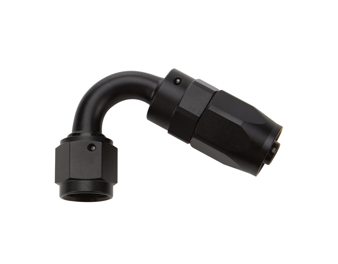 ALLSTAR PERFORMANCE Reusable Hose End Black 120 Deg Elbow -6 (ALL49362)