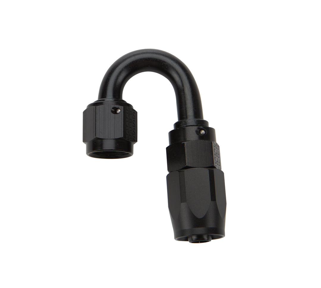 ALLSTAR PERFORMANCE Reusable Hose End Black 180 Deg Elbow -6 (ALL49382)