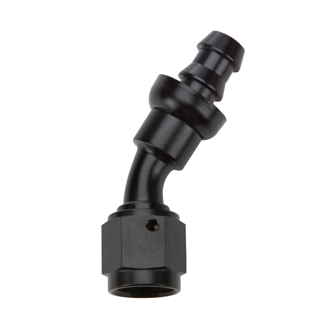 ALLSTAR PERFORMANCE Pushlock Hose End Black 30 Deg Elbow -16 (ALL49426)