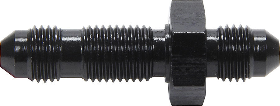 ALLSTAR PERFORMANCE Straight Bulkhead Black -4 (ALL50093)