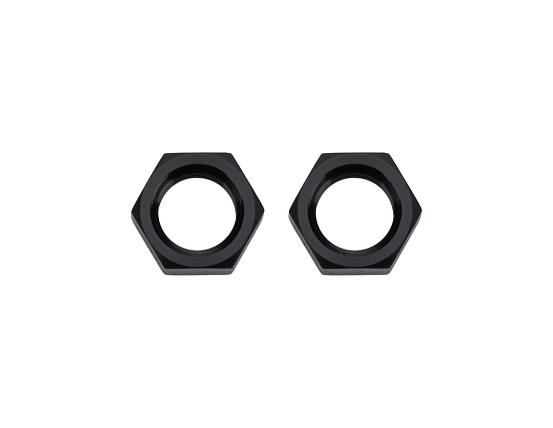 ALLSTAR PERFORMANCE Bulkhead Nuts Black -3 2pk (ALL50098)