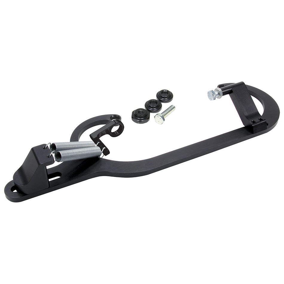 ALLSTAR PERFORMANCE Throttle Return Spring Bracket with Stop Black (ALL54185)