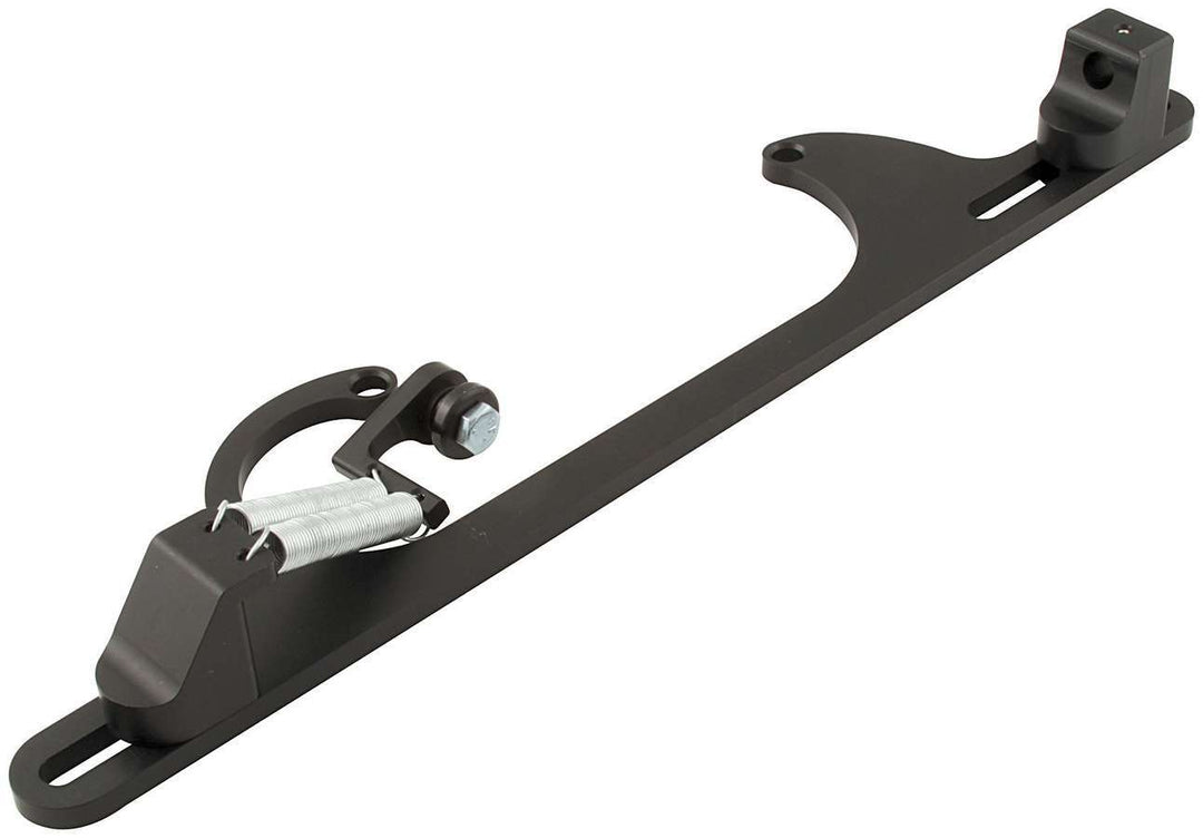 ALLSTAR PERFORMANCE Throttle Bracket Morse Black 4150/Edelbrock (ALL54219)