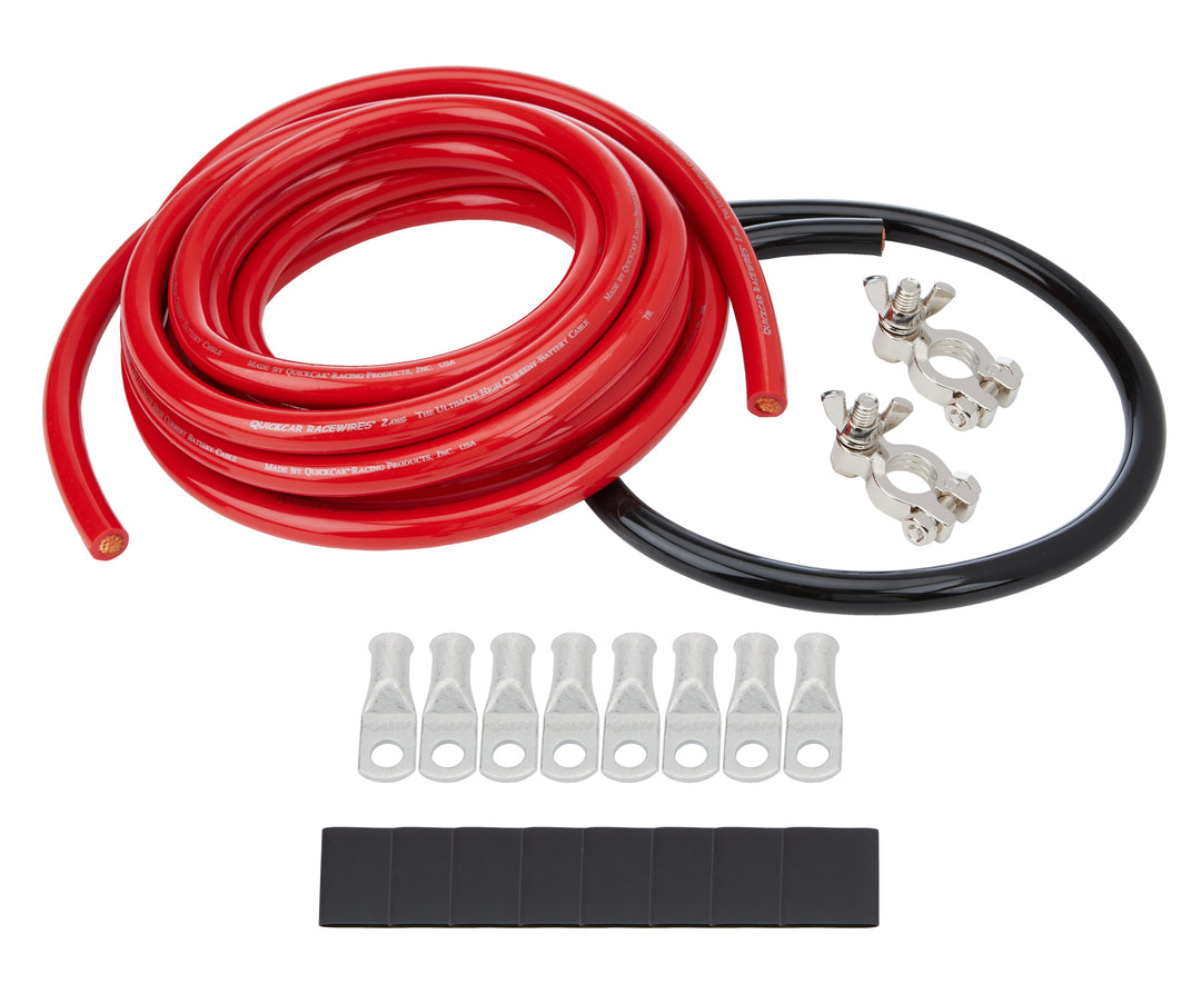 ALLSTAR PERFORMANCE Battery Cable Kit 2 Gauge 1 Battery (ALL76110)