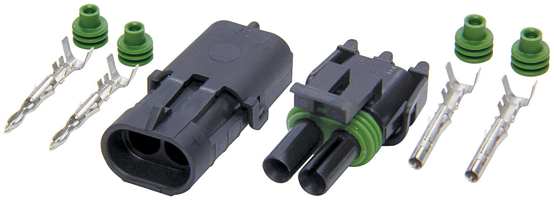 ALLSTAR PERFORMANCE 2-Wire Weather Pack Connector Kit (ALL76266)