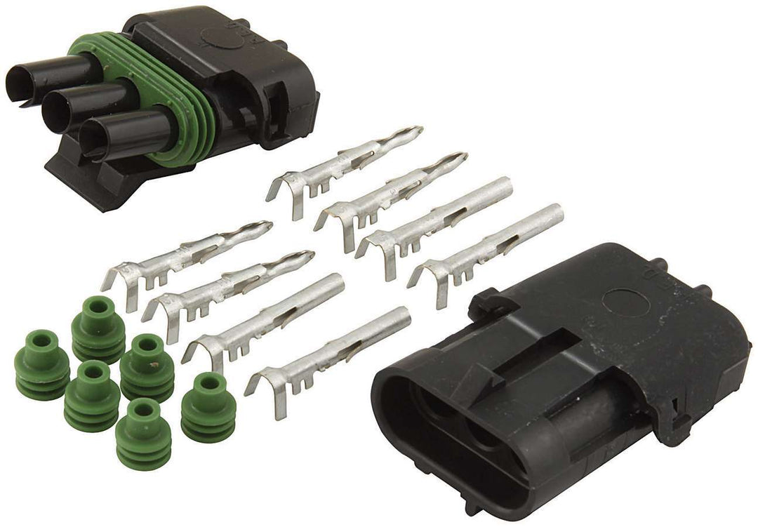 ALLSTAR PERFORMANCE 3-Wire Weather Pack Connector Kit (ALL76267)