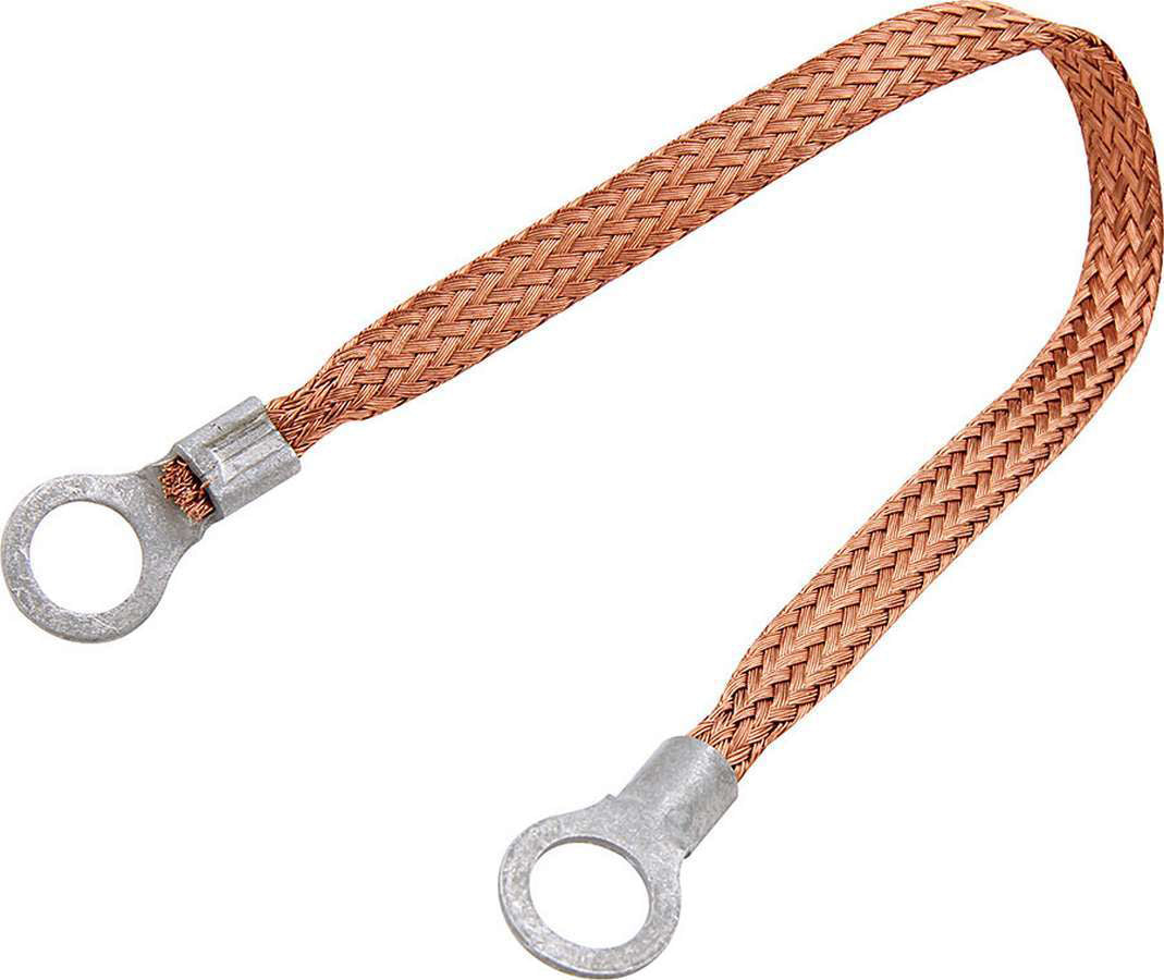 ALLSTAR PERFORMANCE Copper Ground Strap 18in w/ 3/8in Ring Terminals (ALL76330-18)