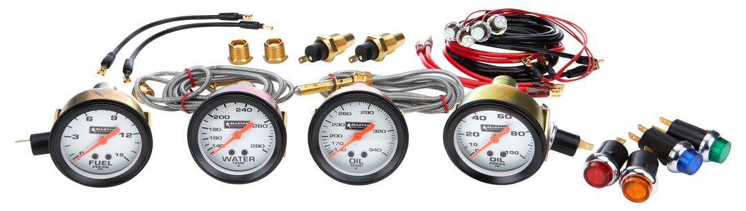 ALLSTAR PERFORMANCE 4 Gauge Kit OP/WT/OT/FP NO PLATE (ALL80083)