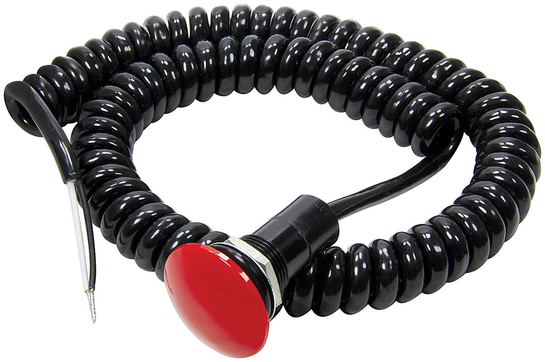 ALLSTAR PERFORMANCE Remote Button w/Cord Lg Red Button (ALL80181)