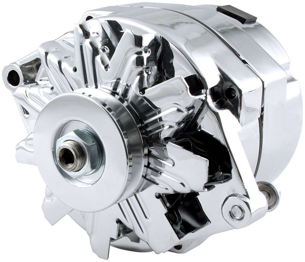 ALLSTAR PERFORMANCE GM Alternator Chrome 100 Amp 1-Wire (ALL80505)