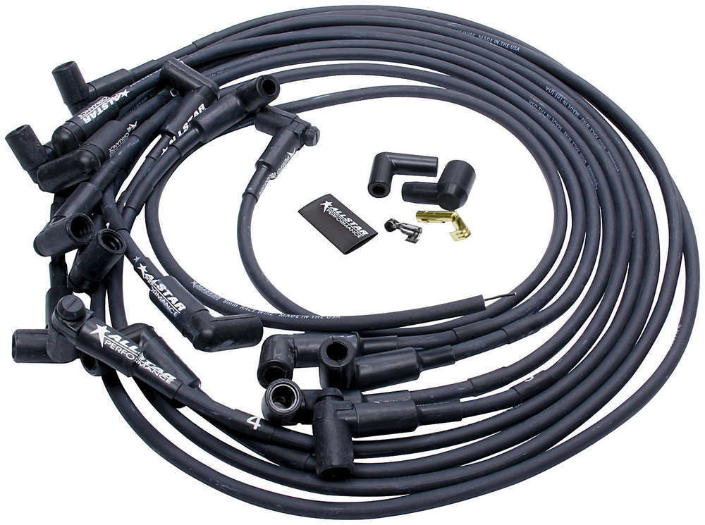 ALLSTAR PERFORMANCE Spark Plug Race Wire Set Under Header w/o Sleeve (ALL81365)