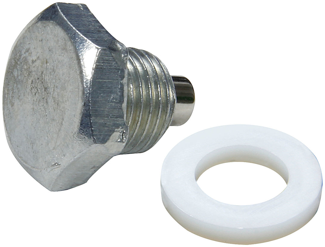 ALLSTAR PERFORMANCE Oil Pan Drain Plug Magnetic 1/2-20 (ALL87040)