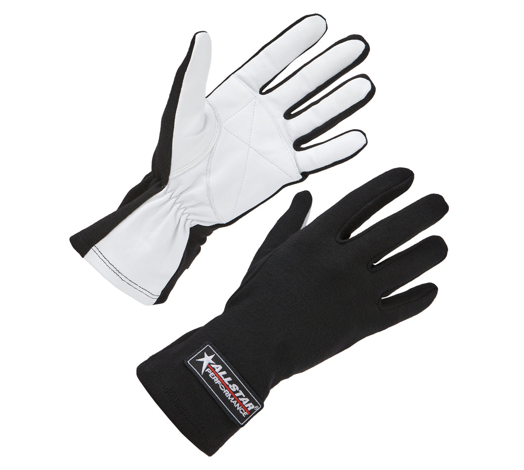 ALLSTAR PERFORMANCE Driving Gloves Non-SFI S/L Black Small (ALL910011)