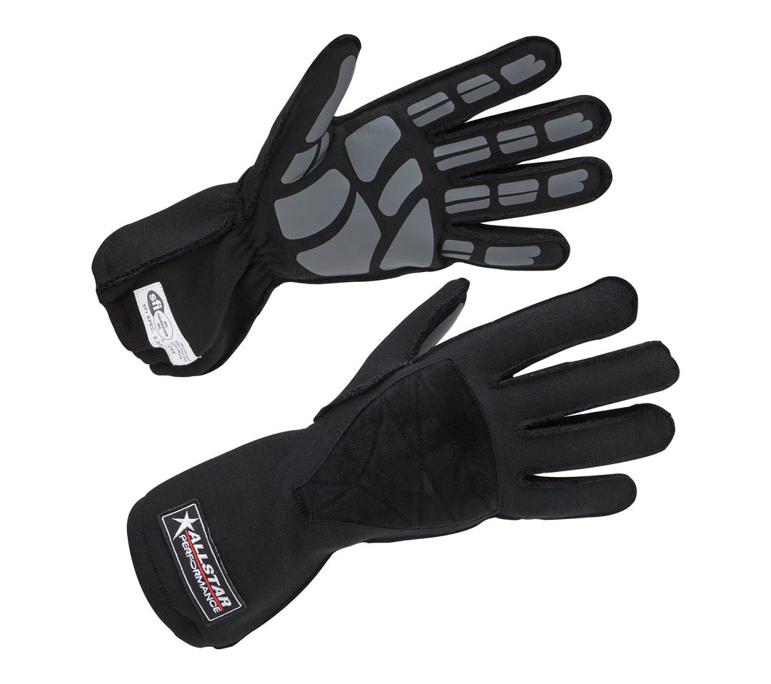 ALLSTAR PERFORMANCE Driving Gloves SFI 3.3/5 Outseam D/L X-Large (ALL916015)