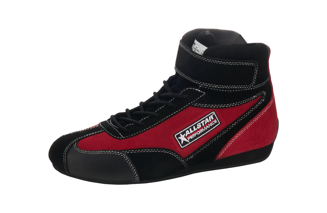 ALLSTAR PERFORMANCE Driving Shoes Black/Red SFI3.3/5 Pro Series 9.0 (ALL918726)