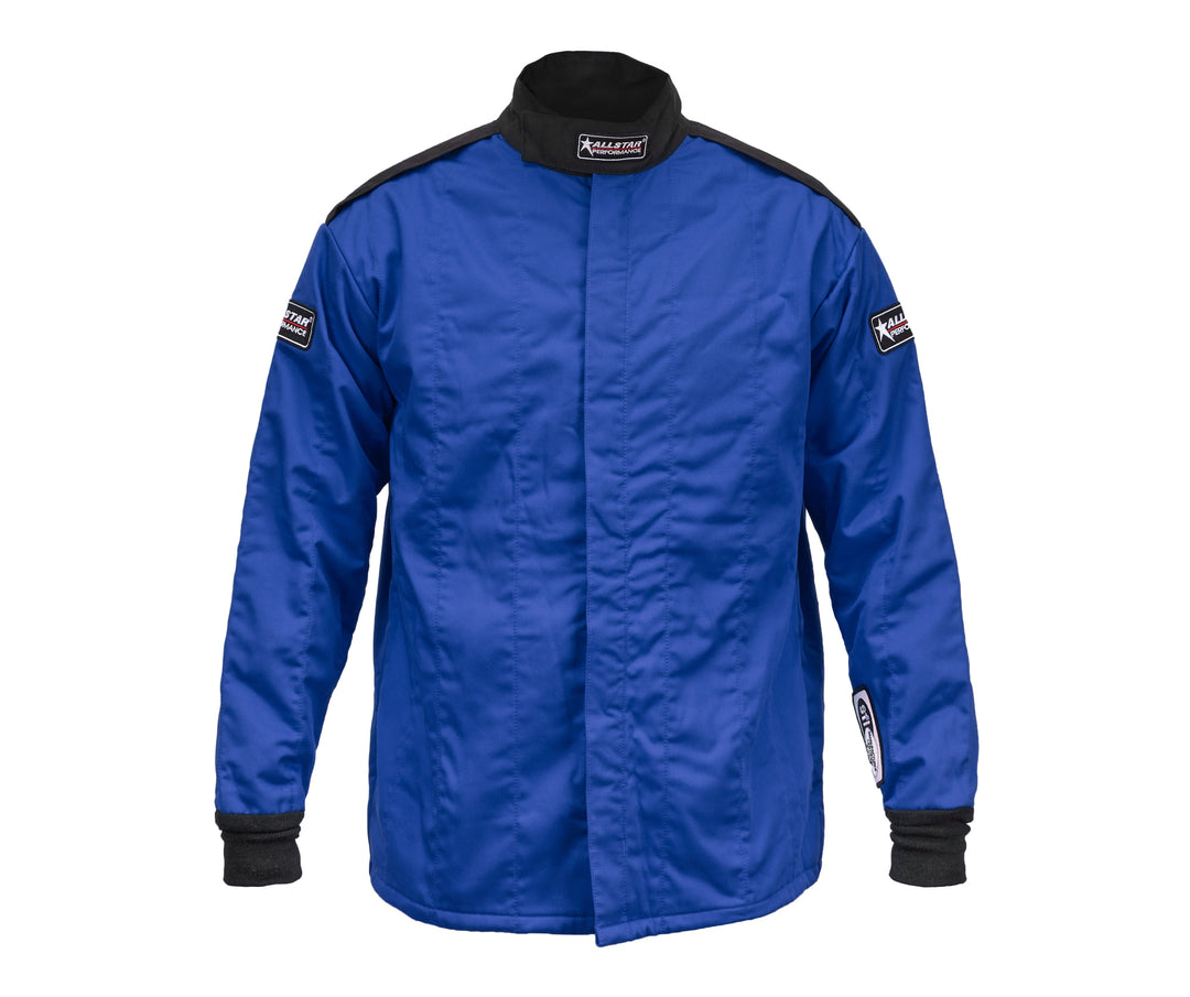 ALLSTAR PERFORMANCE Driving Jacket SFI3.2A/5 M/L Blue Small (ALL935121)