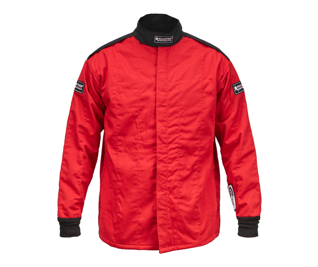 ALLSTAR PERFORMANCE Driving Jacket SFI3.2A/5 M/L Red Large (ALL935174)