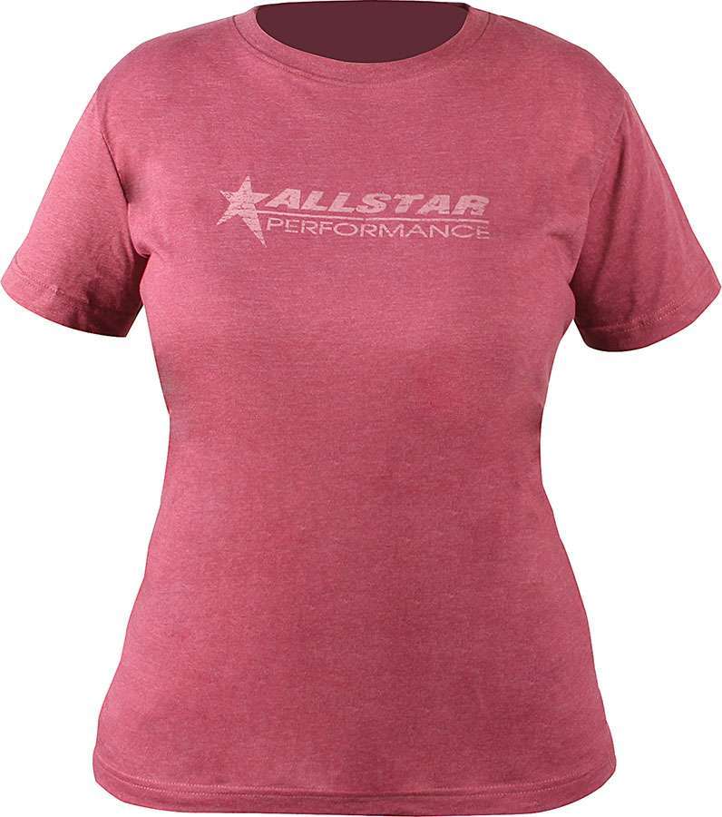 ALLSTAR PERFORMANCE Allstar T-Shirt Ladies Vintage Burgundy Large (ALL99920L)