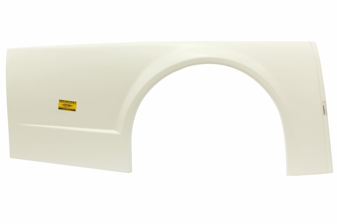 2019 LM Plastic Quarter Panel White Right