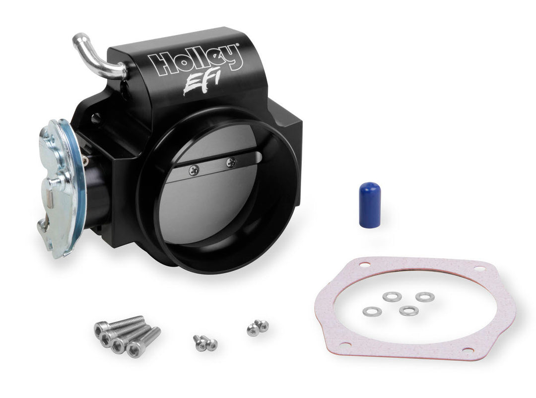 HOLLEY 90mm LS Throttle Body w/Tapered Bore - Black (HLY112-589)