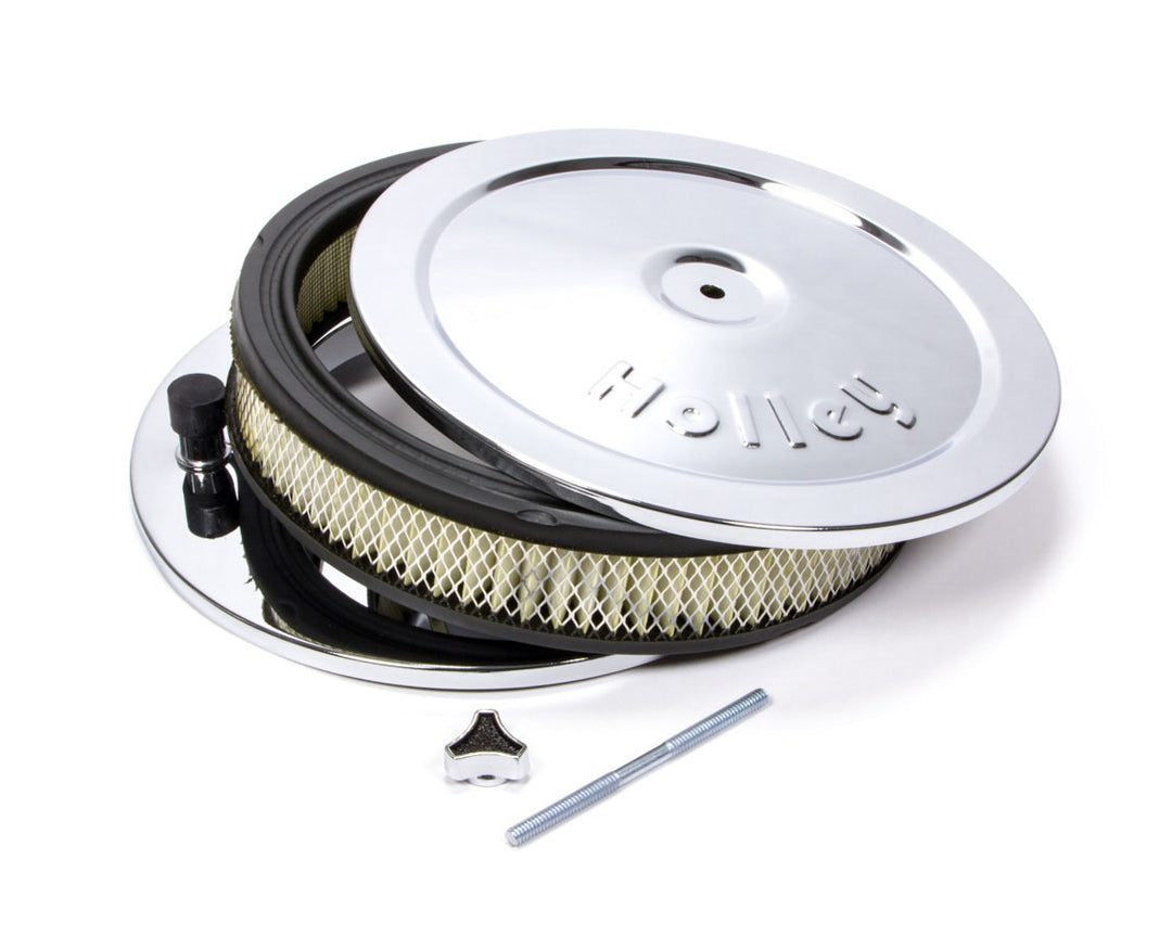 HOLLEY Chrome 10in Air Cleaner Assembly (HLY120-145)