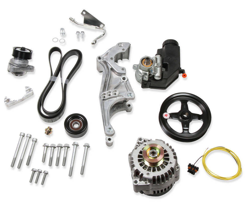 HOLLEY Low LS Drive System Kit LH w/Alt/PS wo/A/C (HLY20-156)