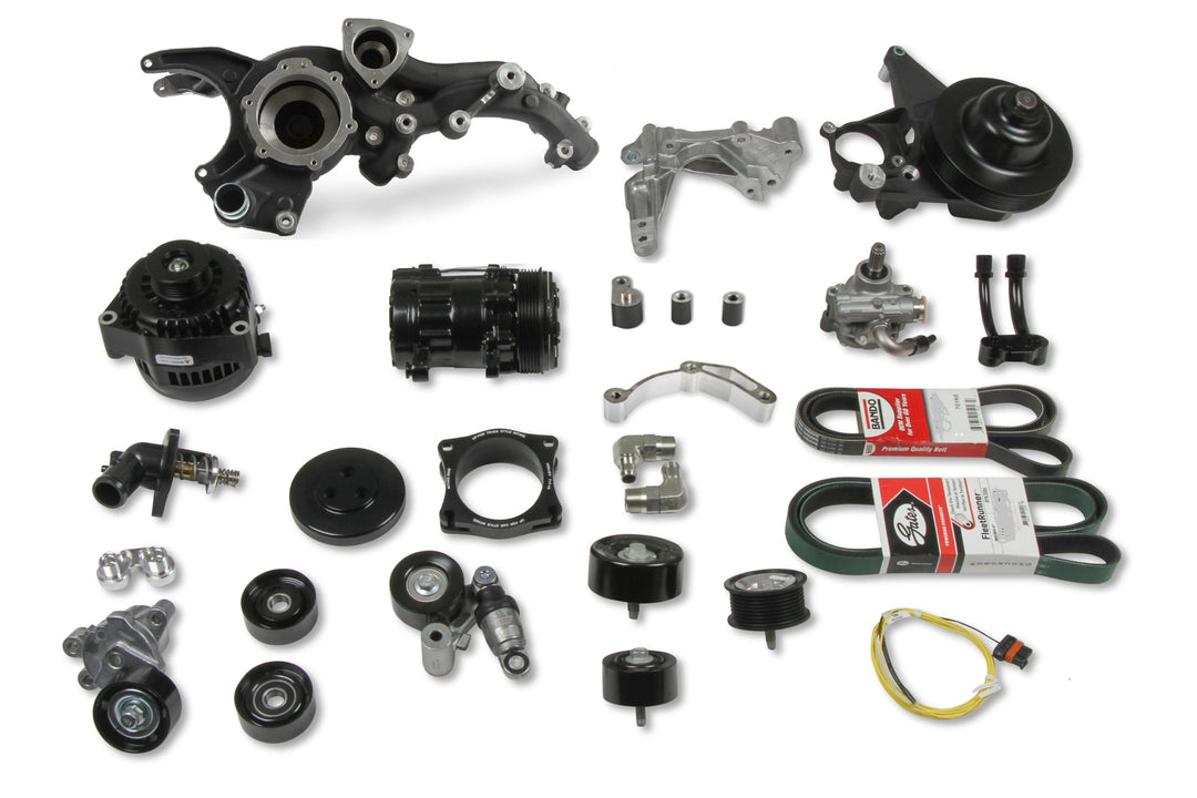 HOLLEY Premium Mid-Mount Acc System GM LT1/LT4 Gen-5 (HLY20-220BK)