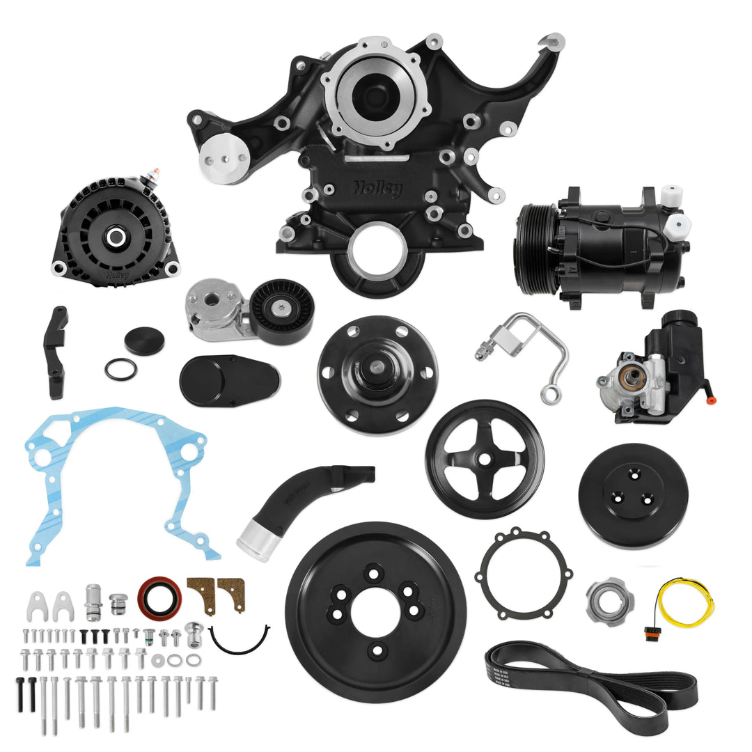 HOLLEY MID-MT ACC Drive System SBF Black (HLY20-370BK)