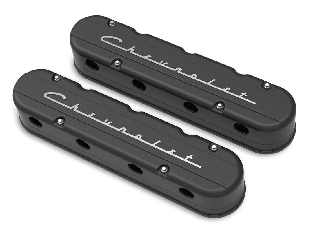 HOLLEY Valve Cover Set GM LS 2-Piece Design (HLY241-177)