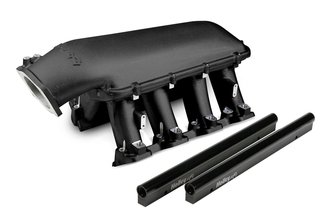 HOLLEY GM LS Hi-Ram Intake Sys. - 105mm EFI Throttle Bdy (HLY300-117BK)