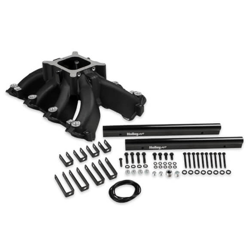 HOLLEY GM LS Intake Manifold Split Single Plane 4150 (HLY300-255BK)