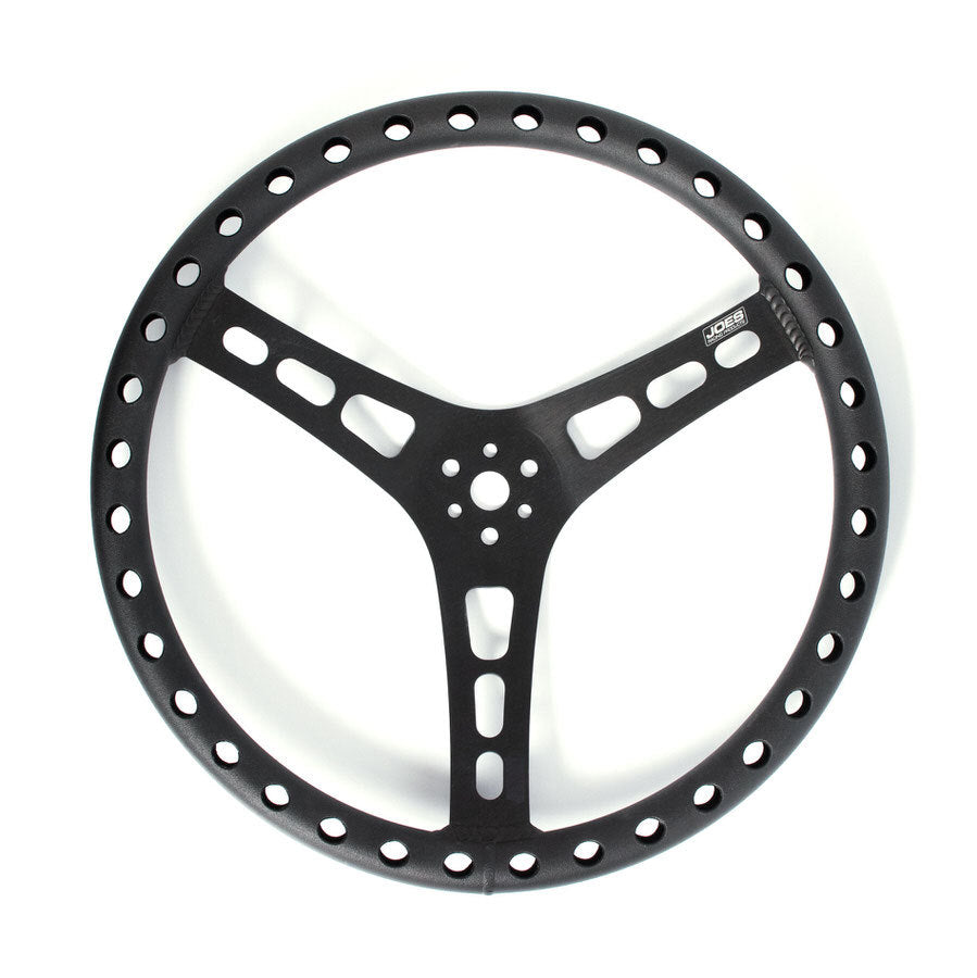 JOES RACING PRODUCTS 15in LW Steering Wheel Alum Dished Black (JOE13515-B)