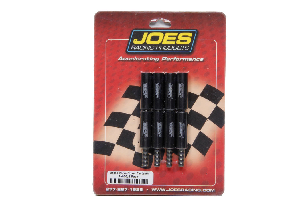 JOES RACING PRODUCTS Aluminum Valve Cover Nut Kit w/ Studs 1/4-20 8pk (JOE34349)