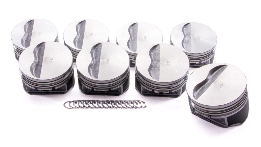 KB PERFORMANCE PISTONS SBC Flat Top Piston Set 4.155 Bore -5cc (KBP9911HC.030)
