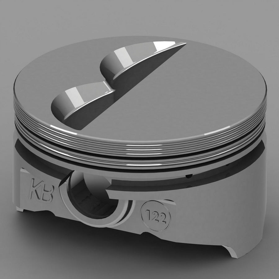 KB PERFORMANCE PISTONS SBC Flat Top Piston Set 4.040 Bore -7cc (KBPKB122.040)