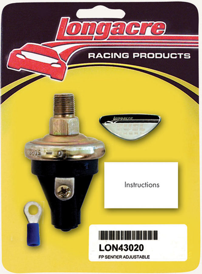 LONGACRE Fuel Pressure Sender 1/8in. NPT 2-7psi (LON52-43020)