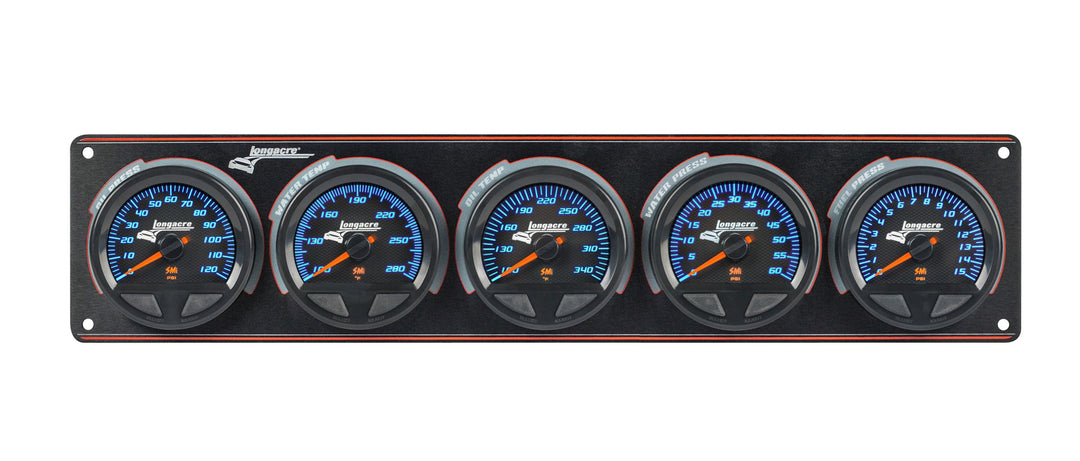 LONGACRE Waterproof SMI 5 Gauge Panel OP/WT/OT/WP/FP (LON52-44570)
