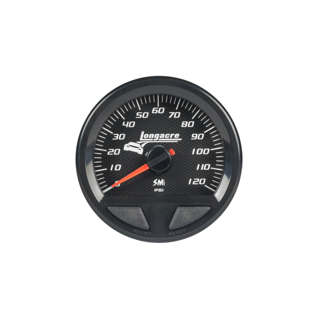 LONGACRE Waterproof SMI Fuel Pressure Gauge 0-100psi (LON52-46743)