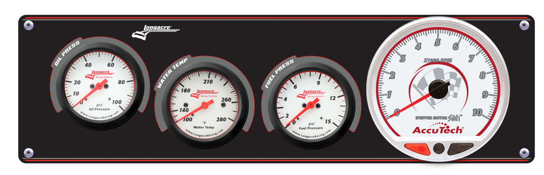 LONGACRE Gauge Panel Sportsman OP / WT / FP / Tach (LON52-46908)