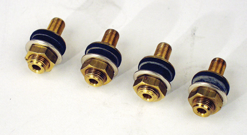 LONGACRE Brass Valve Stems Low Profile (4pk) (LON52-50265)