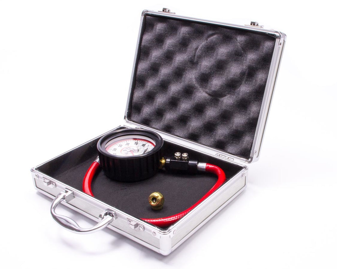 LONGACRE Tire Gauge 0-40PSI 3.5in GID Dual Bleed (LON52-52011)