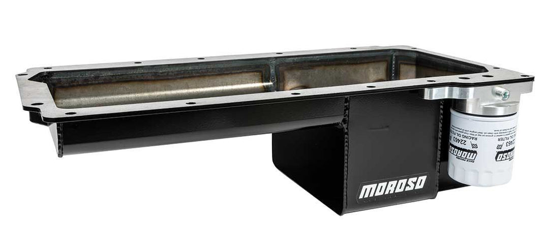MOROSO GM LS 6qt Steel Oil Pan w/Oil Filter Adapter (MOR20150)