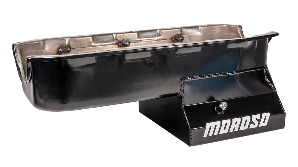 MOROSO SBC Steel Oil Pan - 7qt. w/Windage Tray (MOR20196)