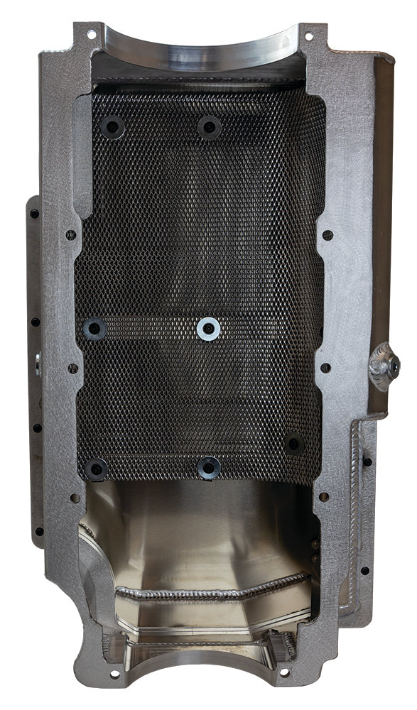 MOROSO BBC 2pc. Billet Rail Oil Pan (MOR20376)