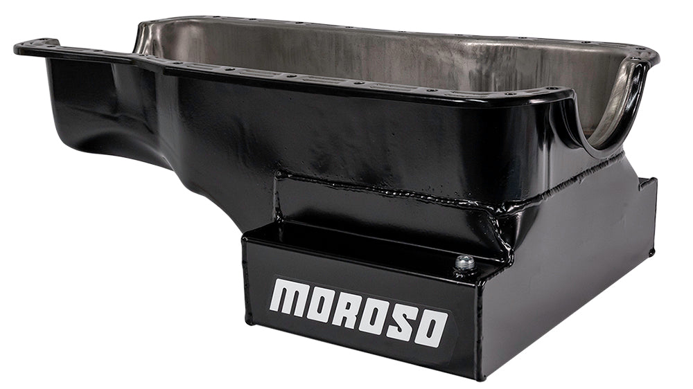 MOROSO SBF 289-302 Front Sump Oil Pan w/Kick-Out- 7qt. (MOR20502)