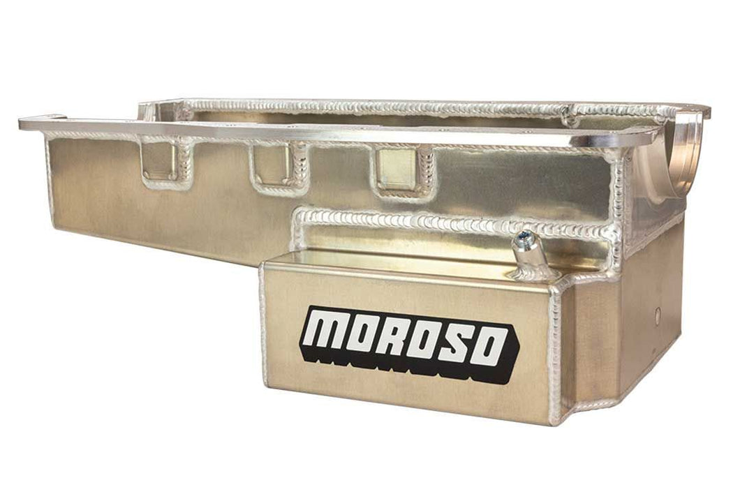 MOROSO SBF Alm. Road Race Oil Pan Front Sump 289-302 (MOR20537)